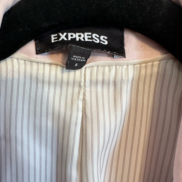 Express Light Pink Women's Blazer - Picture 2 of 5